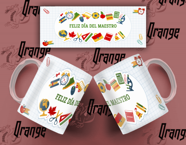 Taza ceramica Dia del Maestro #6